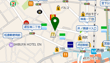 カラオケBanBan渋谷センター街2号店の地図画像