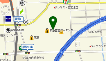 アスビーキッズ 西宮阪急店の地図画像
