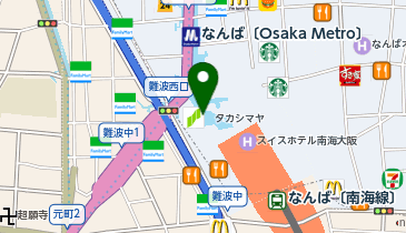 アスビーキッズ 高島屋大阪店の地図画像