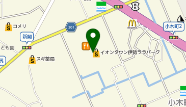 アスビー イオンタウン伊勢ララパーク店の地図画像