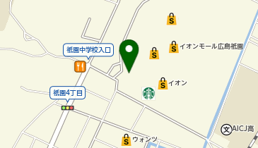 アスビーファム イオンモール広島祇園店の地図画像