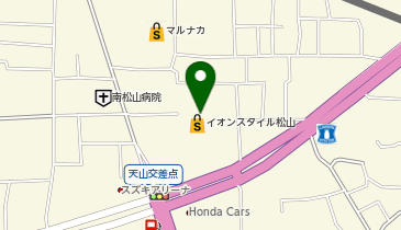グリーンボックス 松山店の地図画像