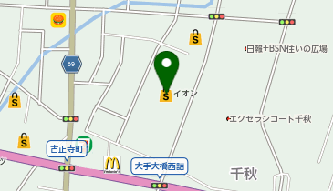 グリーンボックス 長岡店の地図画像