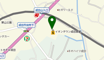 アスビーファム 成田富里店の地図画像