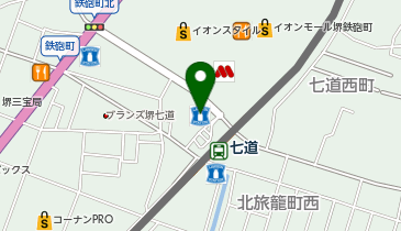 フェミニンカフェ 堺鉄砲町店の地図画像