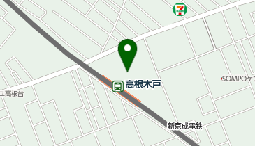 グリーンボックス 高根木戸店の地図画像