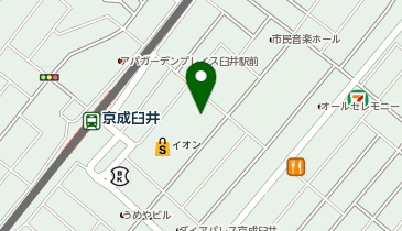 グリーンボックス 臼井店の地図画像