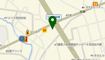 アスビーファム 砧店の地図画像