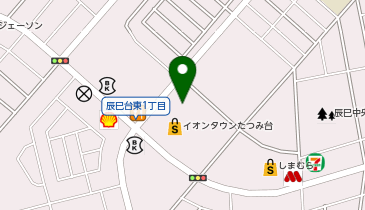 アスビーファム 辰巳台店の地図画像