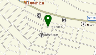 アスビーファム 桜ケ岡店の地図画像