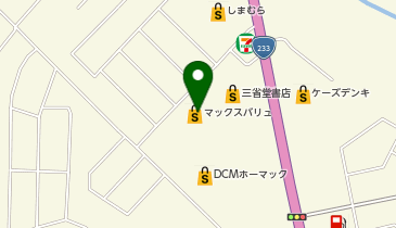 アスビーファム 留萌店の地図画像