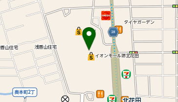 アスビー イオンモール堺北花田店の地図画像