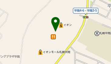 アスビー イオンモール札幌平岡店の地図画像