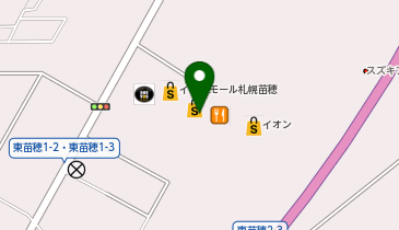 アスビー イオンモール札幌苗穂店の地図画像