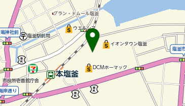 アスビーファム 塩釜店の地図画像