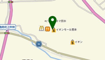 アスビー イオンモール熊本店の地図画像