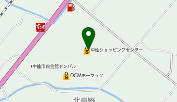 グリーンボックス 中仙店の地図画像