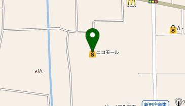 アスビーファム 新田店の地図画像
