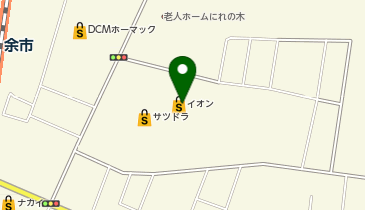 アスビーファム 余市店の地図画像