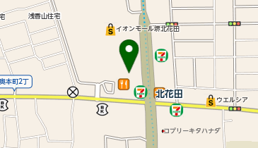 フェミニンカフェ 堺北花田店の地図画像