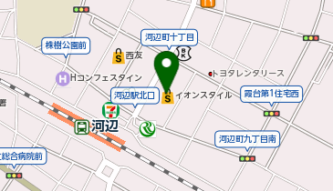 アスビーファム 河辺店の地図画像