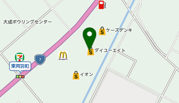 グリーンボックス 酒田南店の地図画像