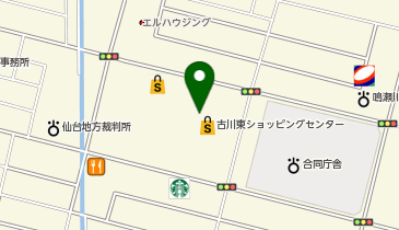 グリーンボックス 古川店の地図画像