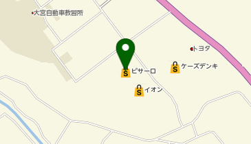 アスビー 常陸大宮店の地図画像