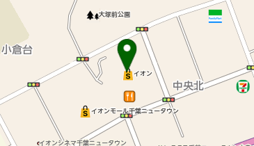 グリーンボックス 千葉ニュータウン店の地図画像