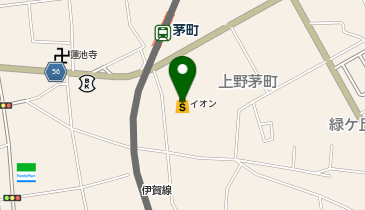 グリーンボックス 伊賀上野店の地図画像