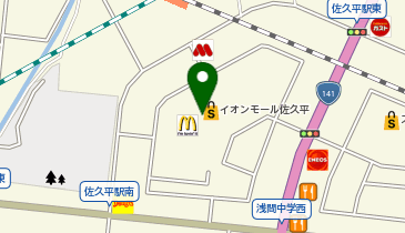 アスビー 佐久平店の地図画像