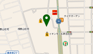 アスビー イオン堺北花田店の地図画像