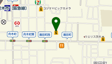 アスビー 新茨木店の地図画像