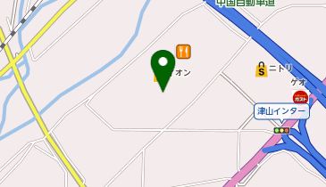 グリーンボックス 津山店の地図画像