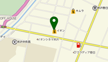 グリーンボックス 米沢店の地図画像