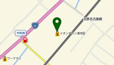 アスビーファム 津河芸店の地図画像