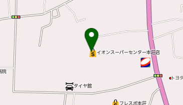 グリーンボックス SUC本荘店の地図画像