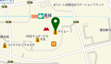 グリーンボックス ダイエー名谷店の地図画像