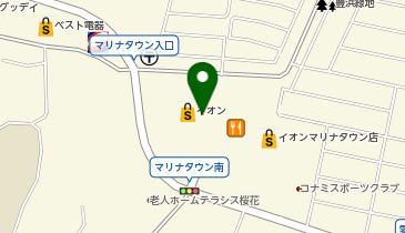 グリーンボックス マリナタウン店の地図画像