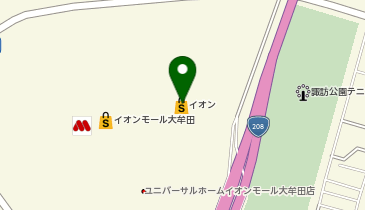 グリーンボックス 大牟田店の地図画像