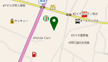 グリーンボックス 隼人国分店の地図画像