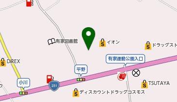 グリーンボックス 有家店の地図画像