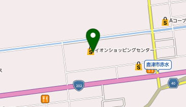 アスビー 唐津店の地図画像