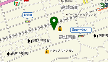 アスビー 高城店の地図画像