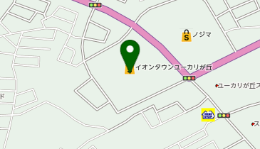 グリーンボックス ユーカリが丘店の地図画像