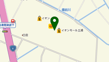 アスビー イオンモール土浦店の地図画像