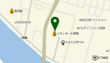 グリーンボックス 徳島店の地図画像