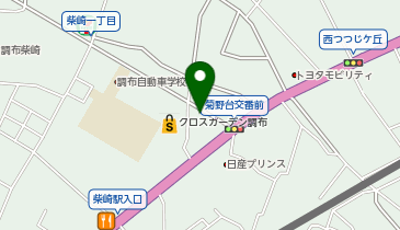 アスビーファム キテラタウン調布店の地図画像