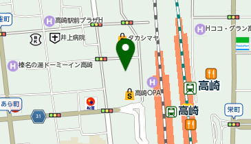 フェミニンカフェ 高崎オーパ店の地図画像