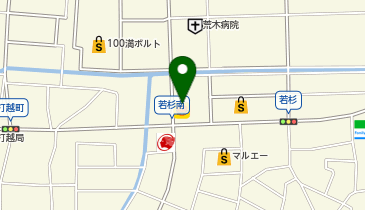 本家かまどや 若杉町店の地図画像